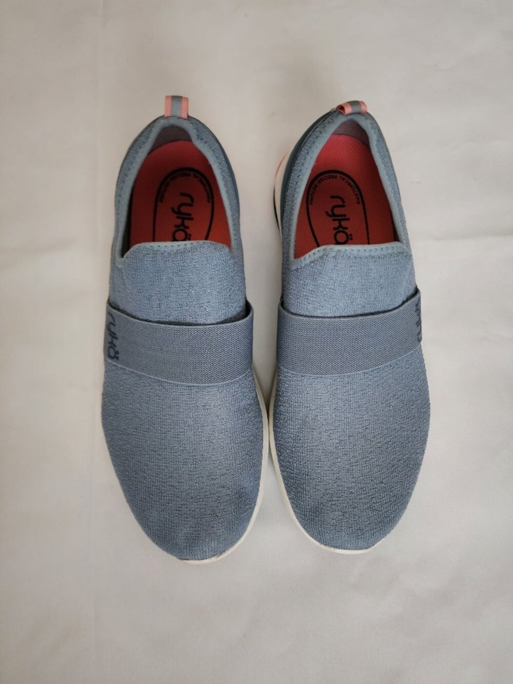 Ryka Women's Citadel Blue Easy Going Slip-On Sneaker Walking Trainers Size 10W - Picture 9 of 16